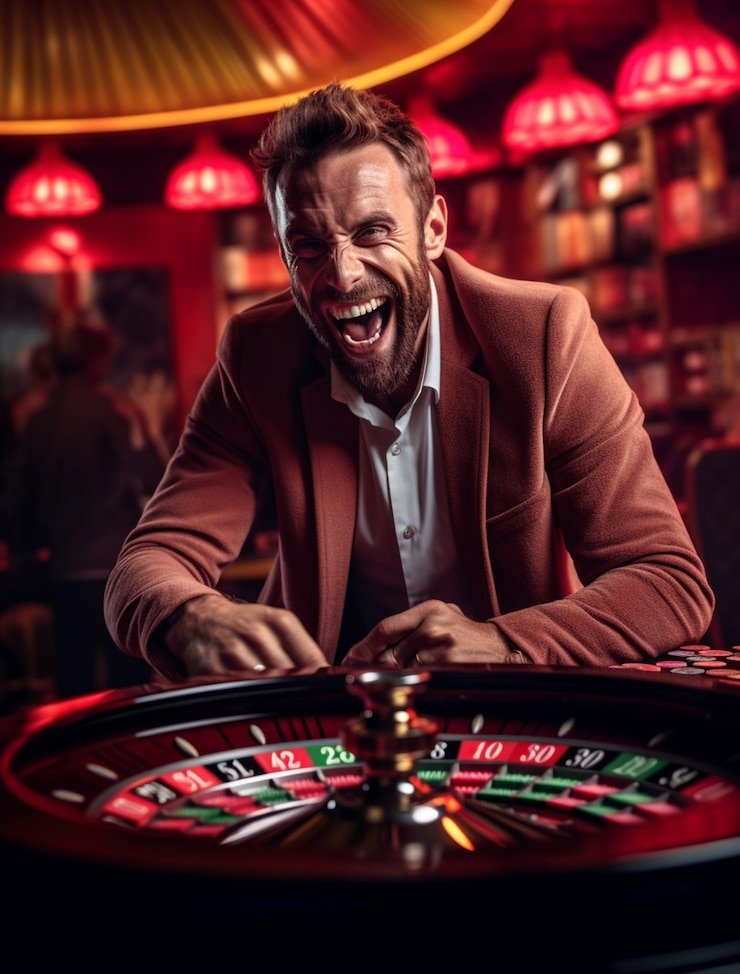 Live casino table with multiple cameras and game interface